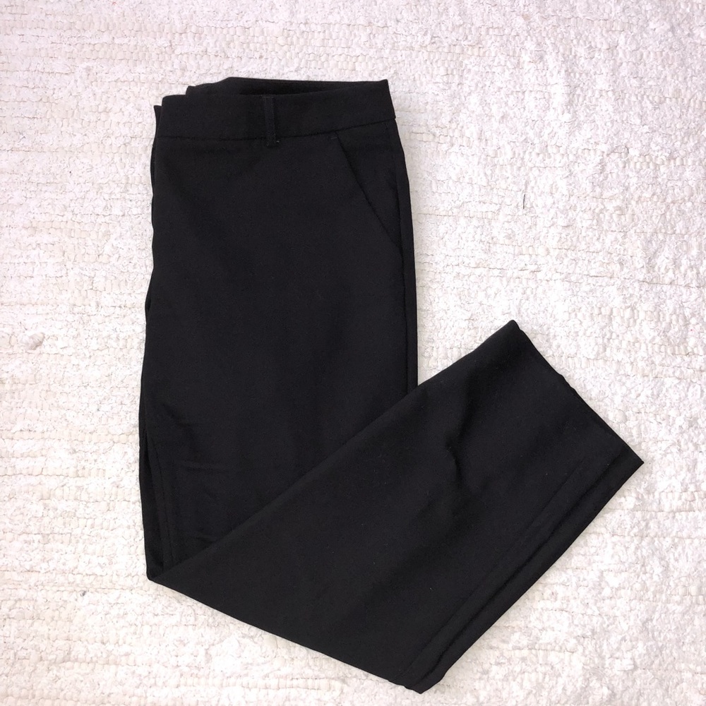 Express black straight leg dress pants
